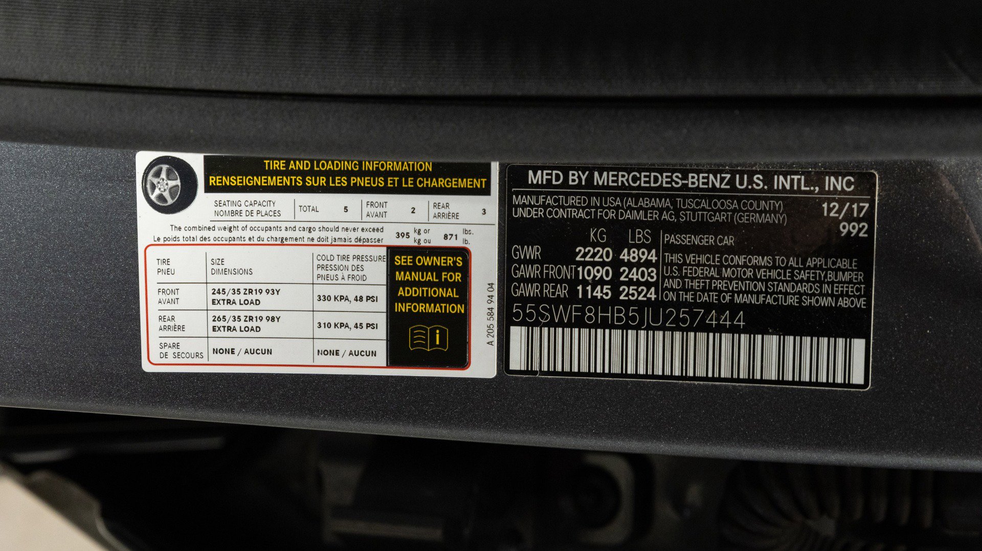 Used 2018 Mercedes-Benz C 63 AMG S image 83