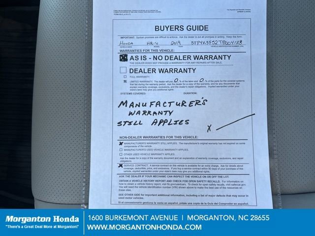 Used 2019 Honda HR-V EX-L image 29