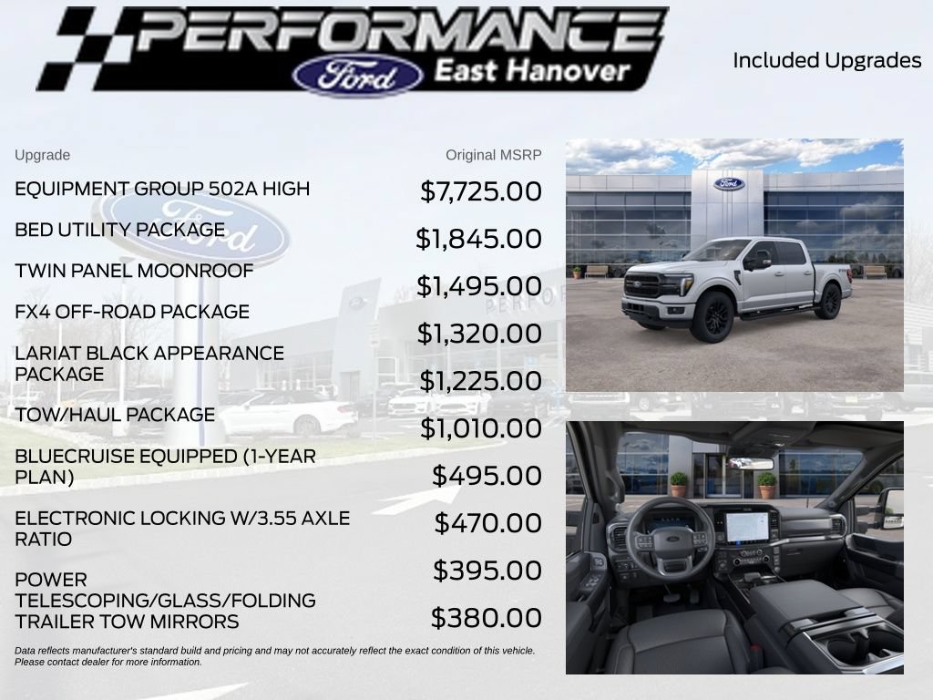 New 2025 Ford F150 Lariat w/ Equipment Group 502A High AWD/4WD image 4