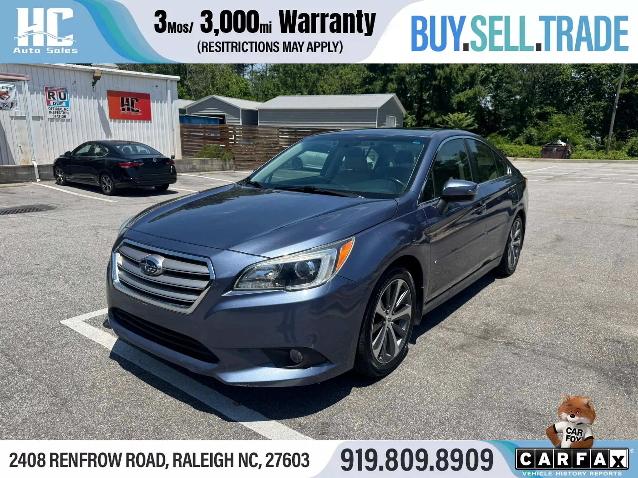 Used 2016 Subaru Legacy 2.5i Limited AWD/4WD image 1