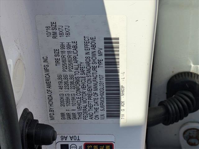 Used 2016 Honda CR-V Touring image 25