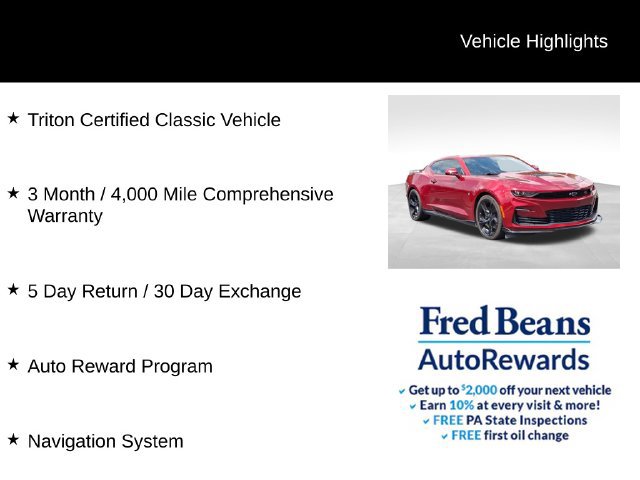Used 2022 Chevrolet Camaro SS RWD image 5