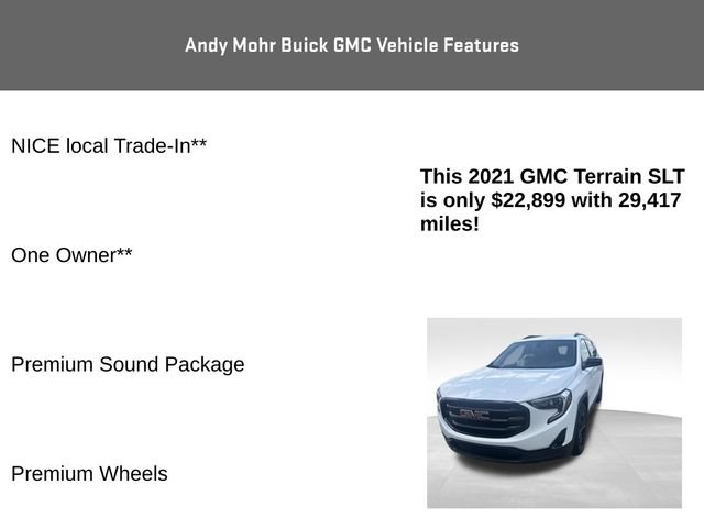 Used 2021 GMC Terrain SLT w/ Infotainment Package II FWD image 8