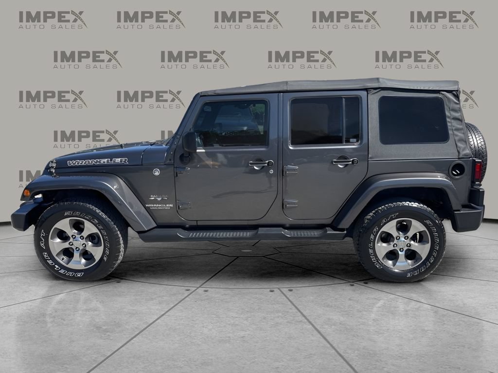 Used 2017 Jeep Wrangler Unlimited Sahara w/ Connectivity Group AWD/4WD image 2