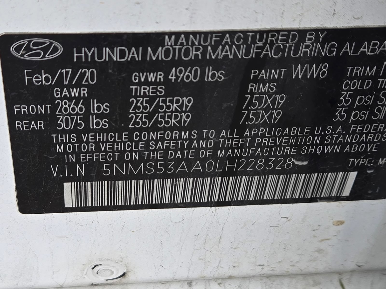Used 2020 Hyundai Santa Fe Limited FWD image 12