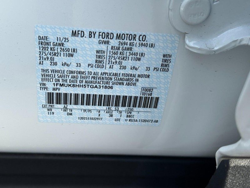 New 2026 Ford Explorer Platinum w/ LUX Leather Package image 18