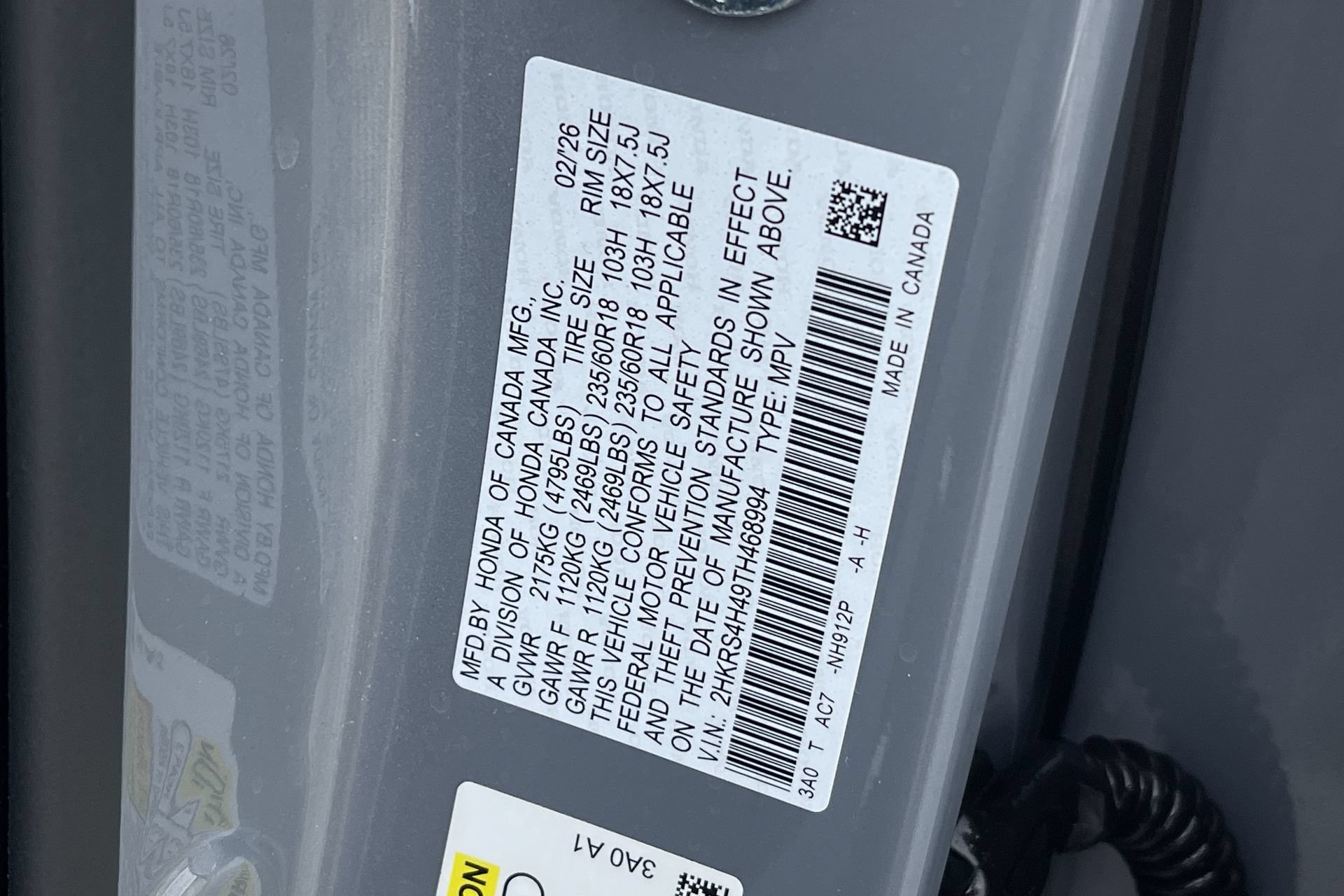 Used 2026 Honda CR-V EX image 12