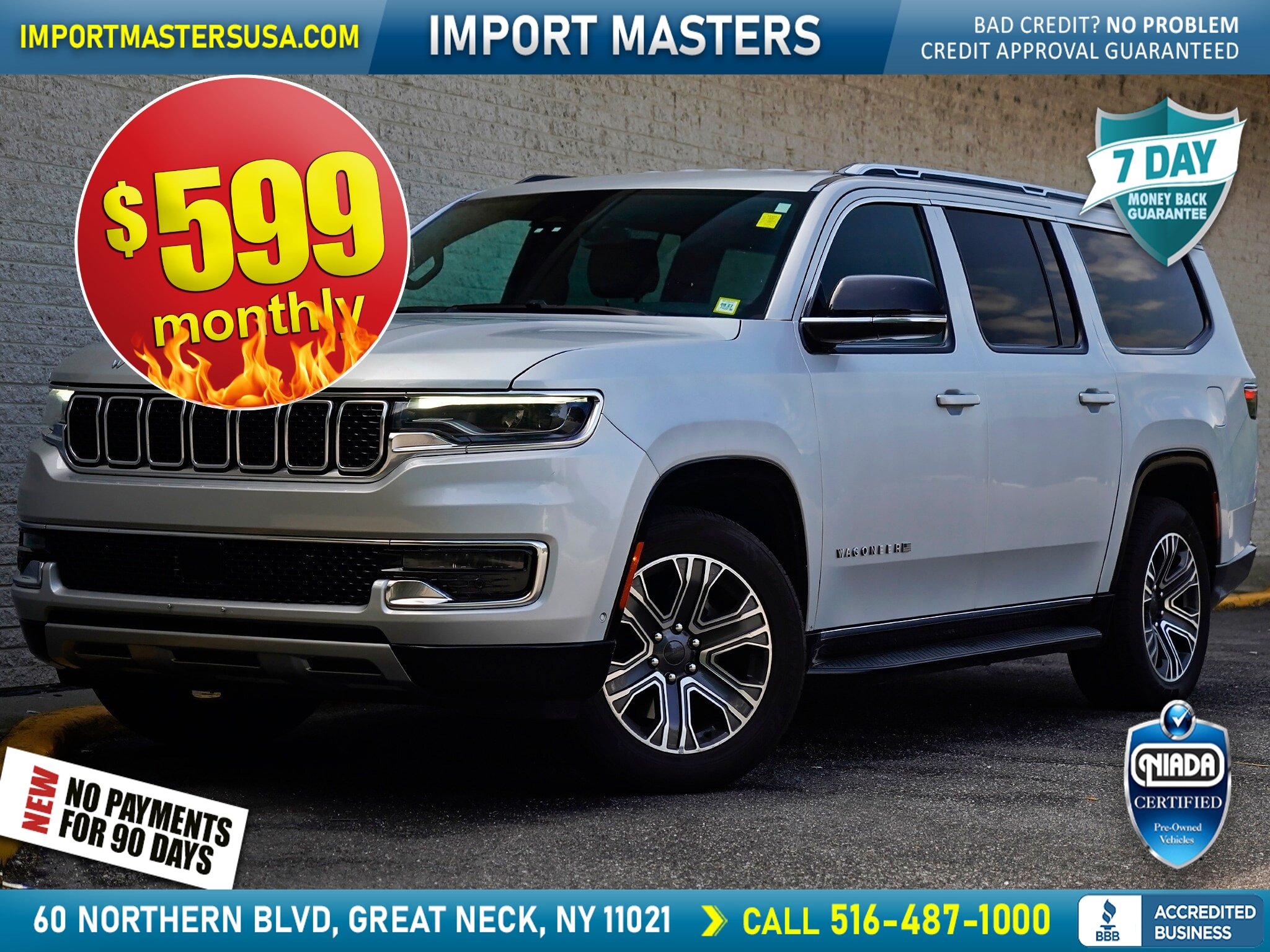 Used 2024 Jeep Wagoneer L Series II w/ Flexible Seating Group RWD image 1