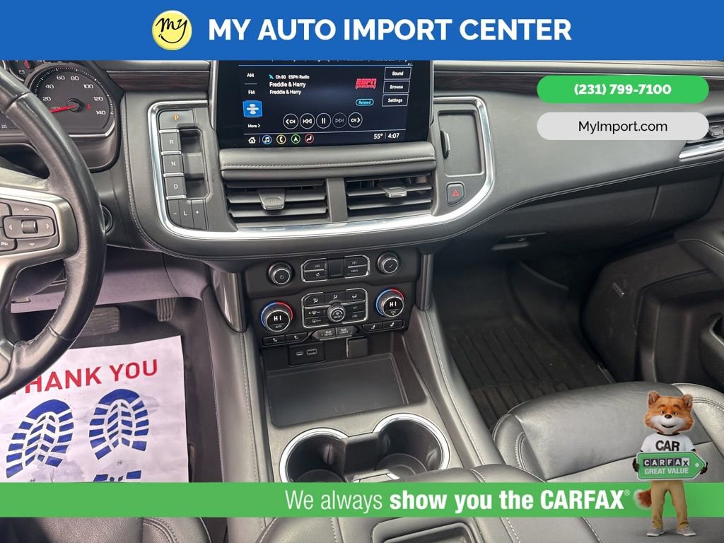 Used 2021 Chevrolet Tahoe LT w/ Rear Media and Nav Package image 20