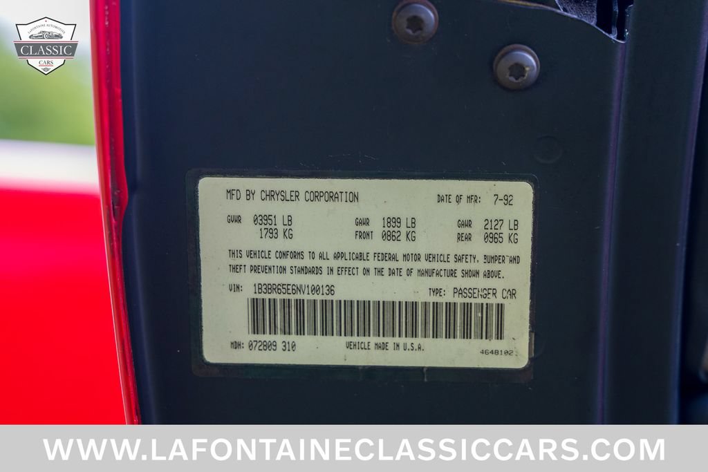 Used 1992 Dodge Viper RT/10 RWD image 66