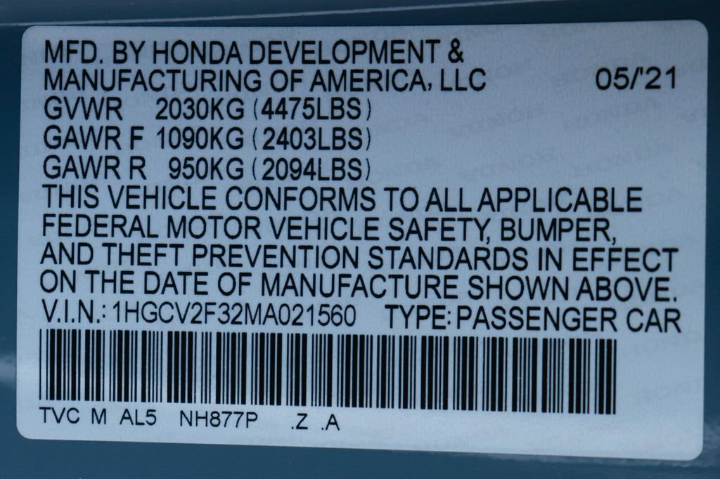 Used 2021 Honda Accord Sport image 46