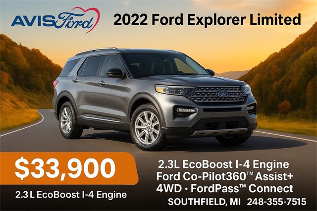 Used 2022 Ford Explorer Limited w/ Equipment Group 301A