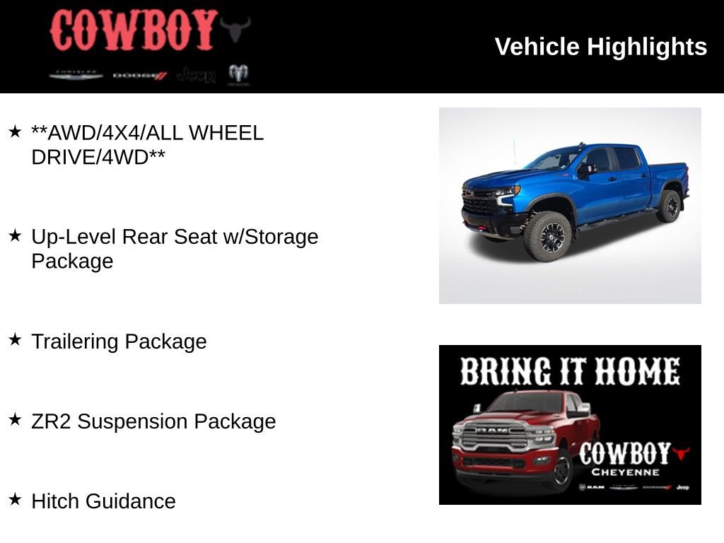 Used 2022 Chevrolet Silverado 1500 ZR2 w/ Technology Package image 2