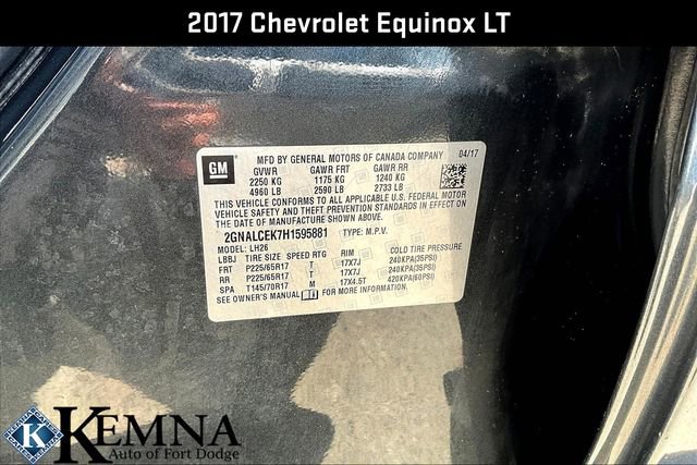 Used 2017 Chevrolet Equinox LT w/ Convenience Package image 18