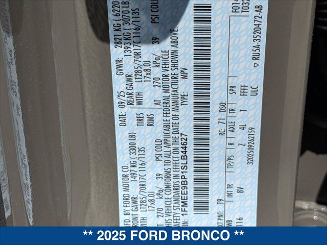 New 2025 Ford Bronco Badlands AWD/4WD image 21