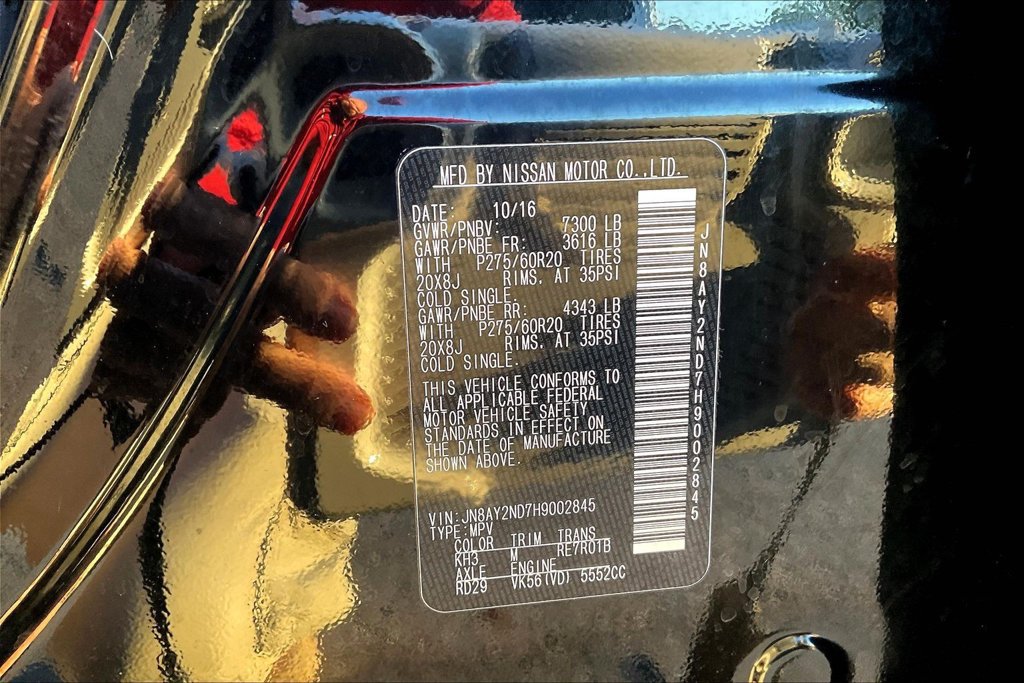 Used 2017 Nissan Armada Platinum RWD image 31