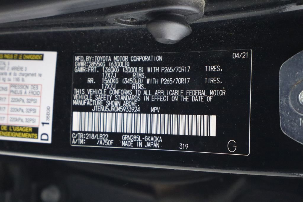 Used 2021 Toyota 4Runner SR5 Premium AWD/4WD image 24