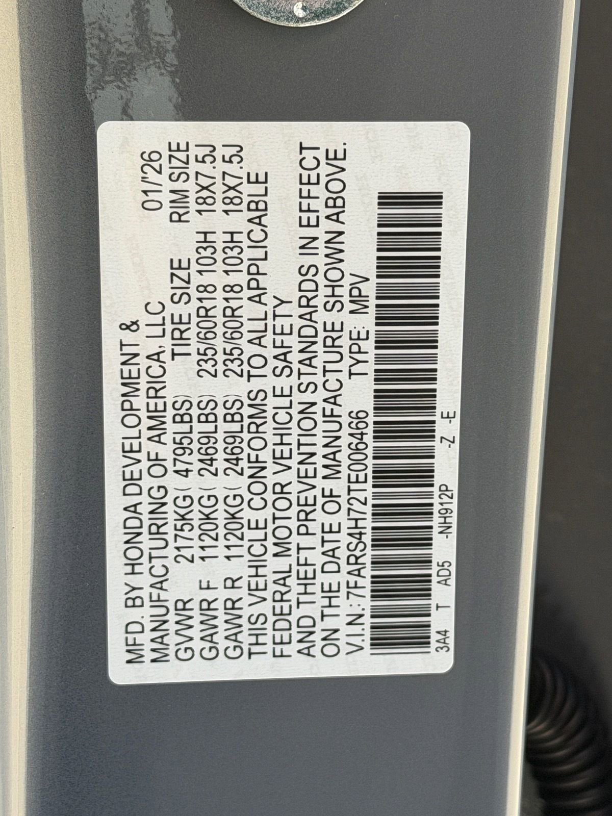 New 2026 Honda CR-V EX-L image 23