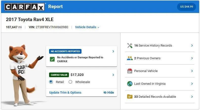Used 2017 Toyota RAV4 XLE w/ Plus Special Value Package AWD/4WD image 21