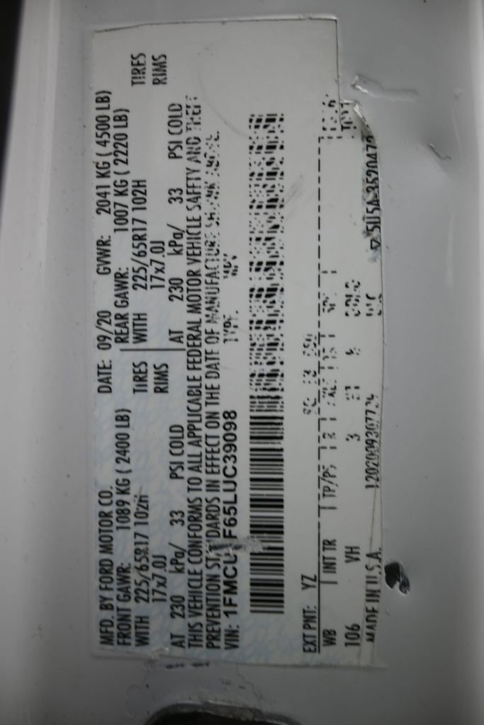 Used 2020 Ford Escape S image 40