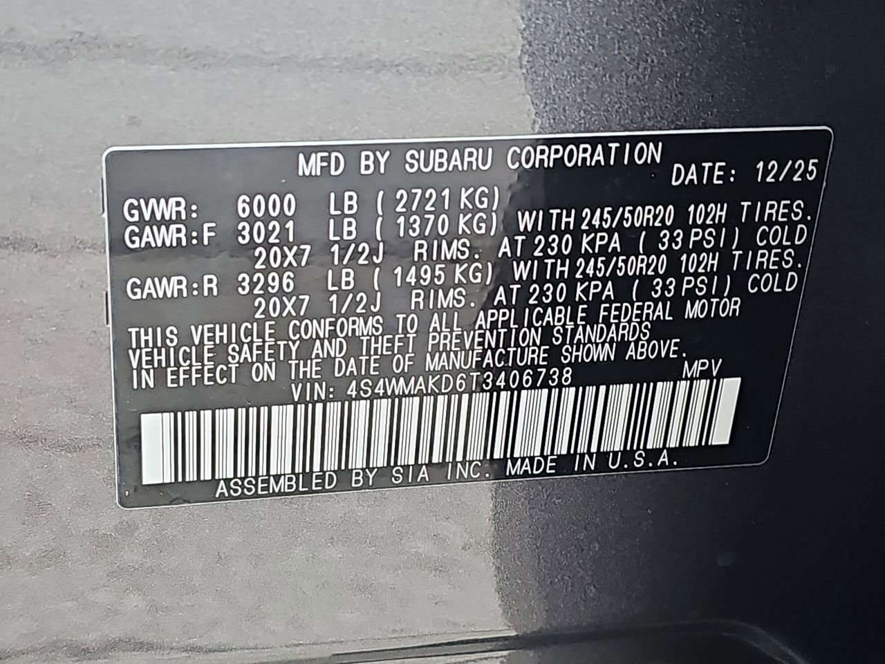 New 2026 Subaru Ascent Touring AWD/4WD image 45