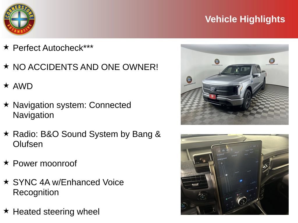 Used 2025 Ford F150 Lightning Lariat AWD/4WD image 2