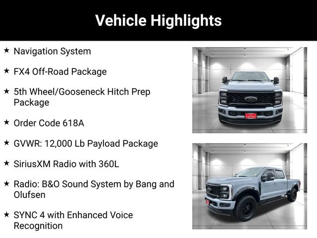 Used 2025 Ford F350 Lariat w/ Black Appearance Package AWD/4WD video 2