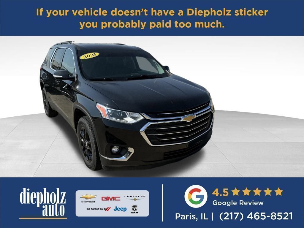 Used 2021 Chevrolet Traverse LT