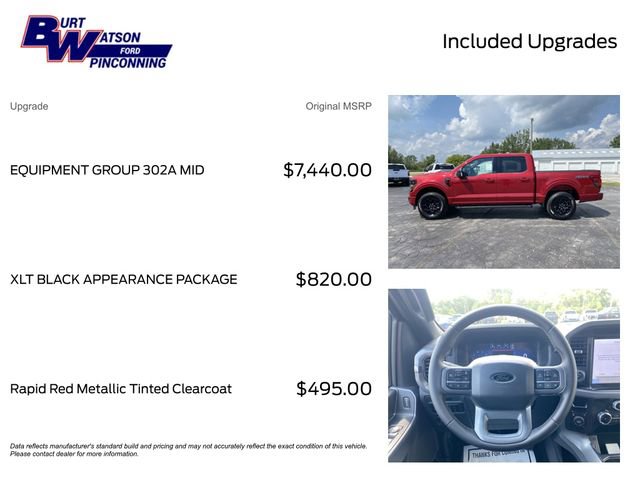 New 2025 Ford F150 XLT w/ Equipment Group 302A MID image 4