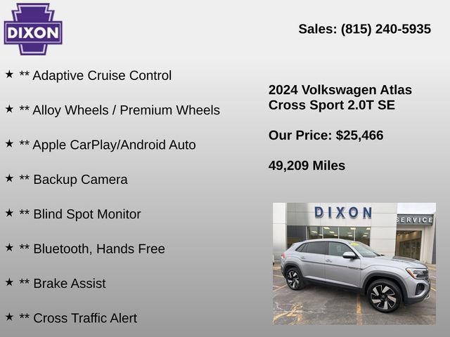 Used 2024 Volkswagen Atlas Cross Sport SE image 4