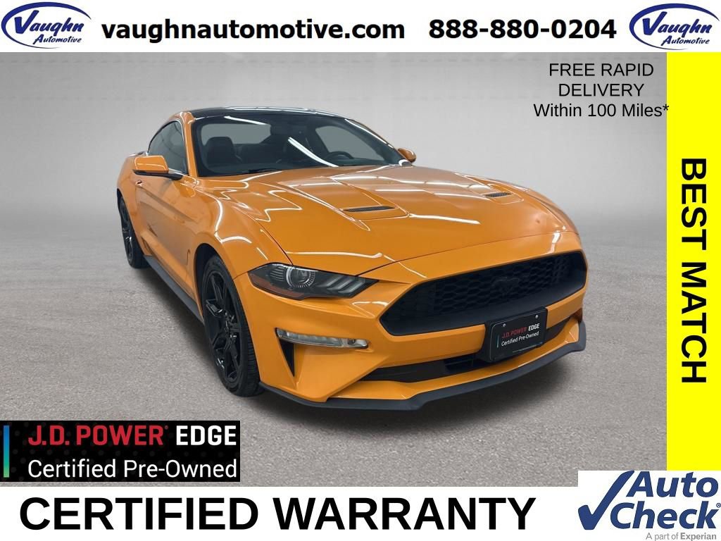 Used 2018 Ford Mustang Premium w/ Carbon Sport Interior Package RWD image 1