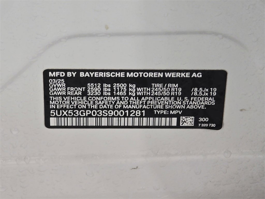 Certified 2025 BMW X3 xDrive30i w/ Convenience Package image 29