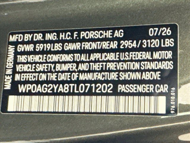 New 2026 Porsche Panamera GTS AWD/4WD image 26