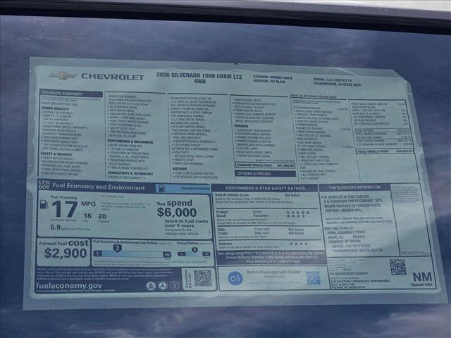New 2026 Chevrolet Silverado 1500 LTZ AWD/4WD image 18