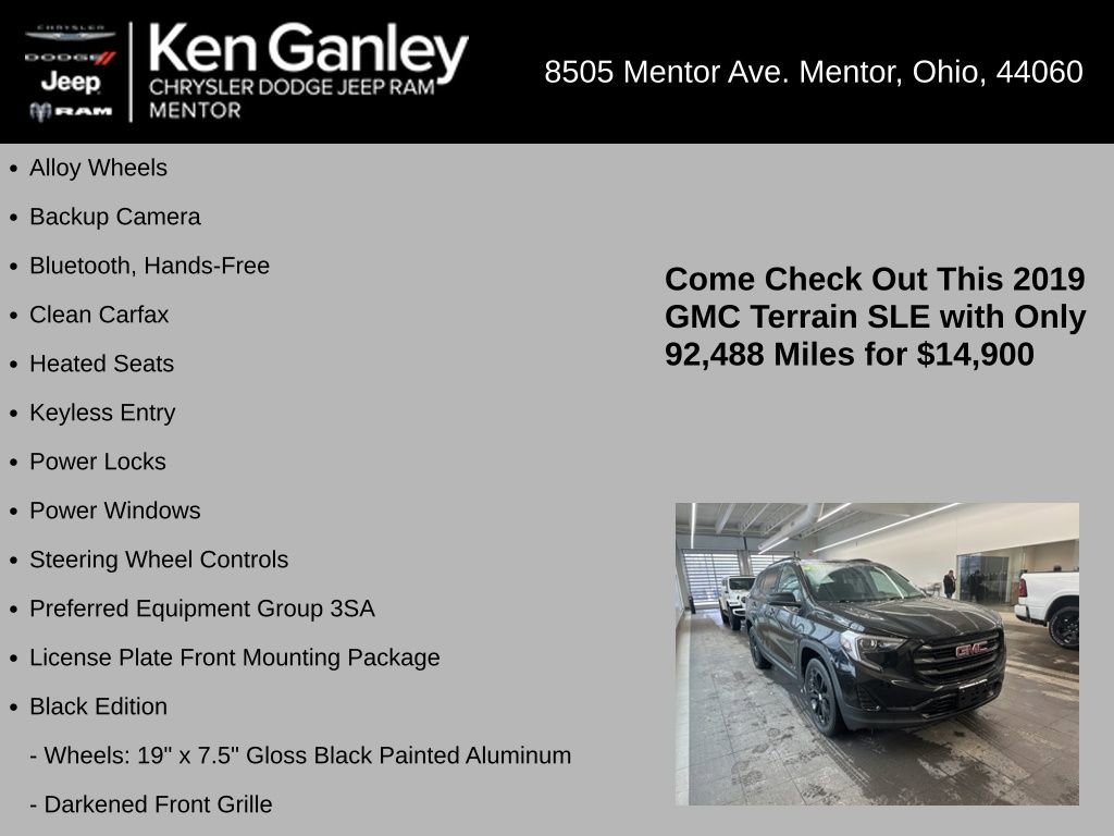 Used 2019 GMC Terrain SLE w/ Driver Convenience Package image 5