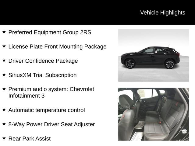 Certified 2025 Chevrolet Trax RS w/ Driver Confidence Package image 27