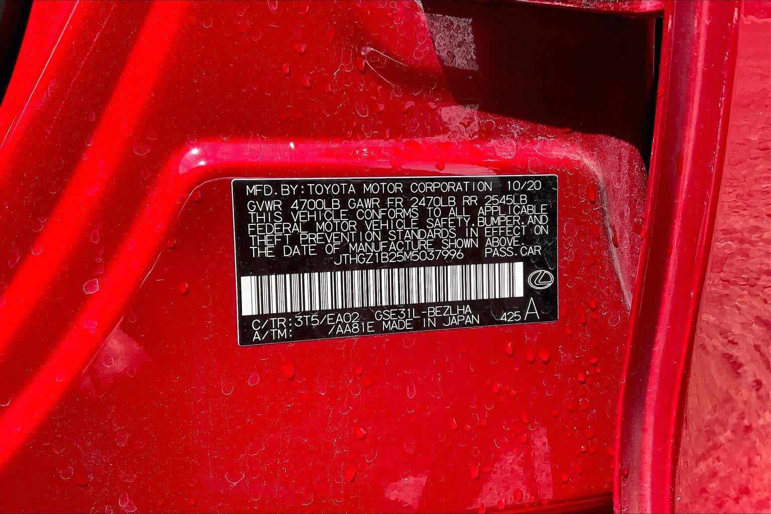 Used 2021 Lexus IS 350 F Sport w/ Accessory Package image 31