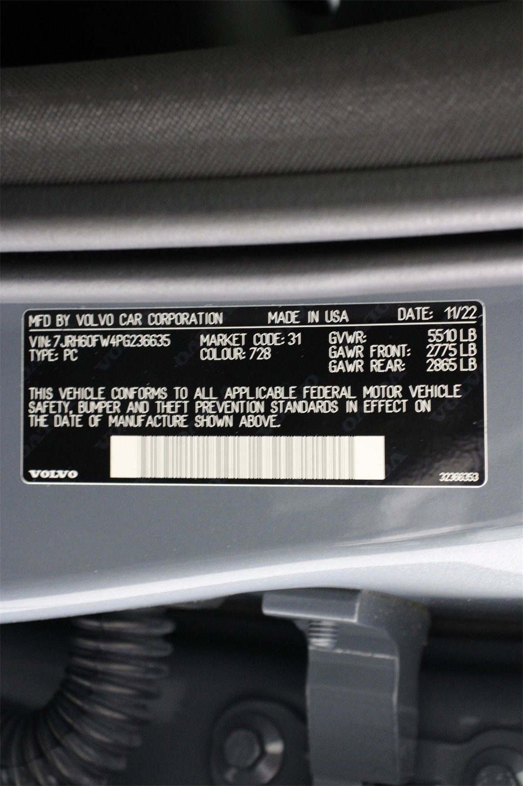 Certified 2023 Volvo S60 T8 Plus w/ Climate Package image 16