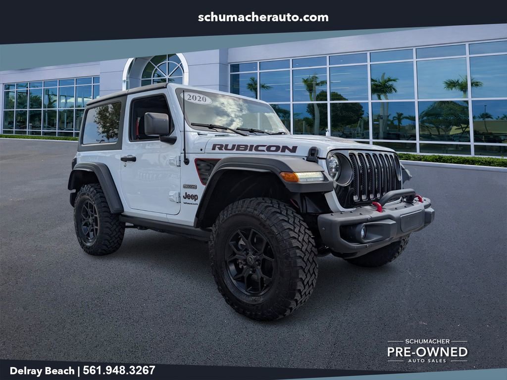 Certified 2020 Jeep Wrangler Rubicon w/ Quick Order Package 28Y AWD/4WD image 1