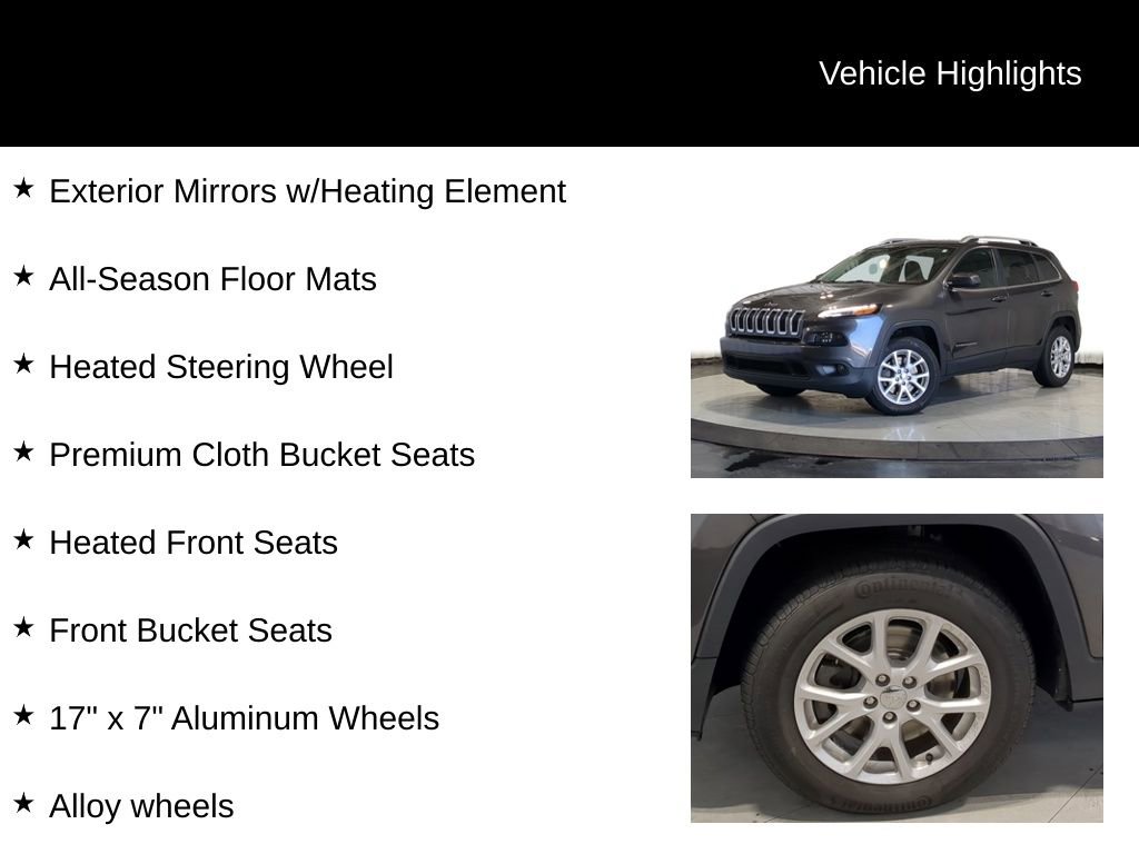 Used 2016 Jeep Cherokee Latitude w/ Cold Weather Group AWD/4WD image 19