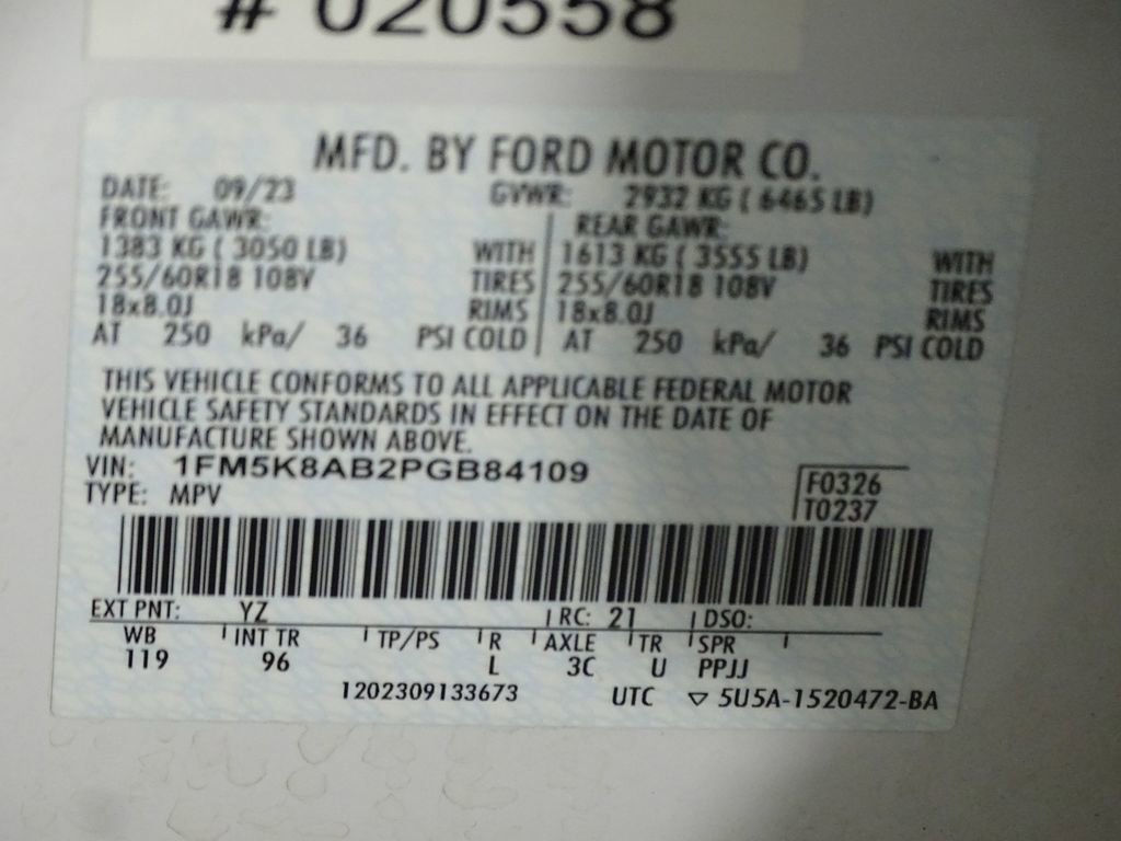 Used 2023 Ford Explorer 4WD Police Interceptor w/ Ultimate Wiring Package image 19