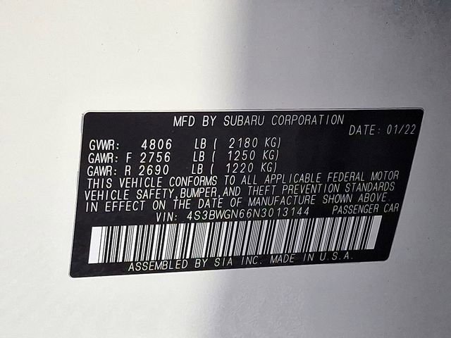 Used 2022 Subaru Legacy Limited XT image 30
