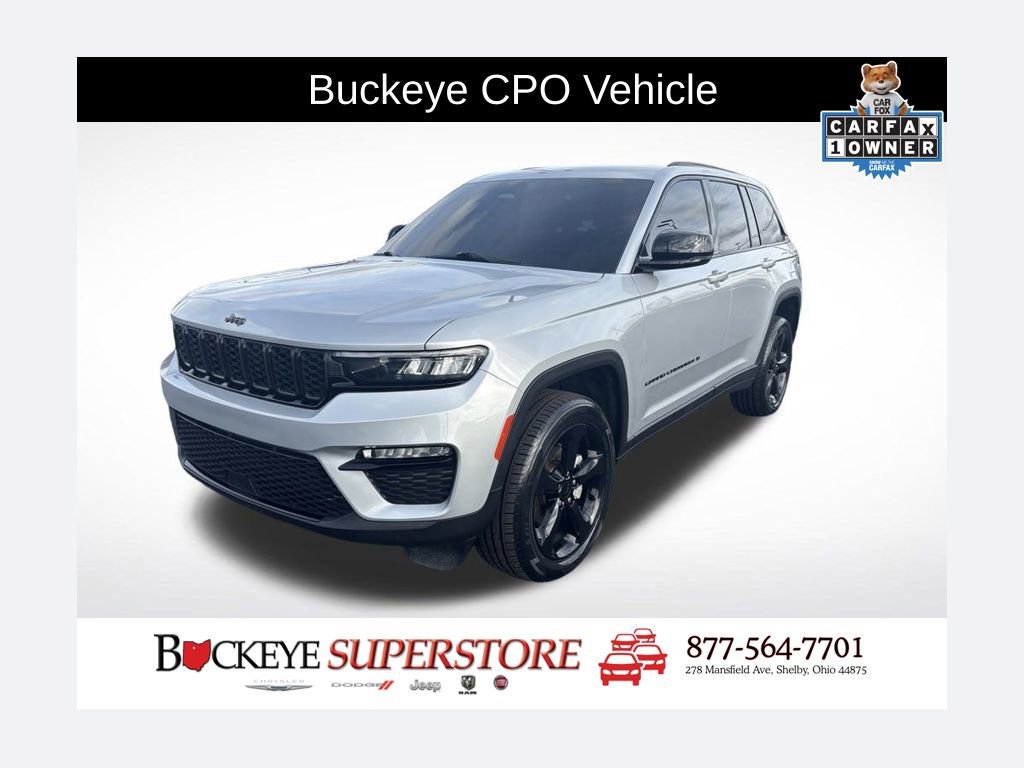 Certified 2023 Jeep Grand Cherokee Limited w/ Black Appearance Package