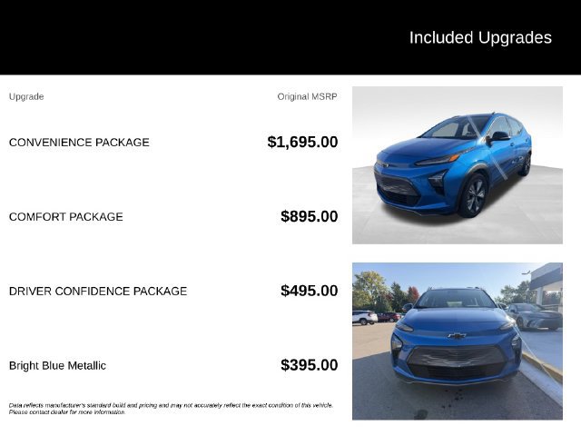 Used 2023 Chevrolet Bolt EUV LT w/ Convenience Package FWD image 8