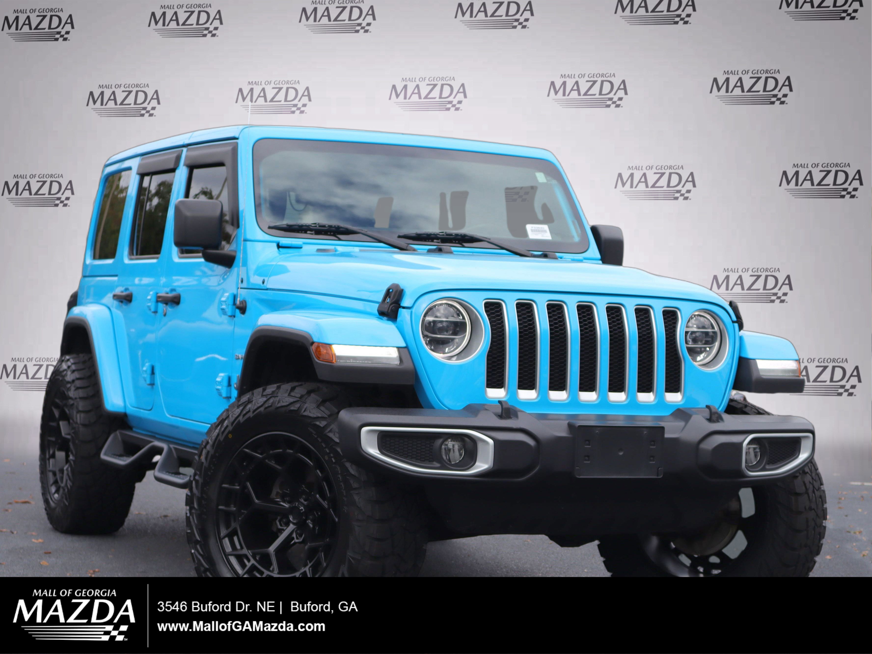 Used 2021 Jeep Wrangler Unlimited Sahara w/ Uconnect 4C Nav & Sound Group