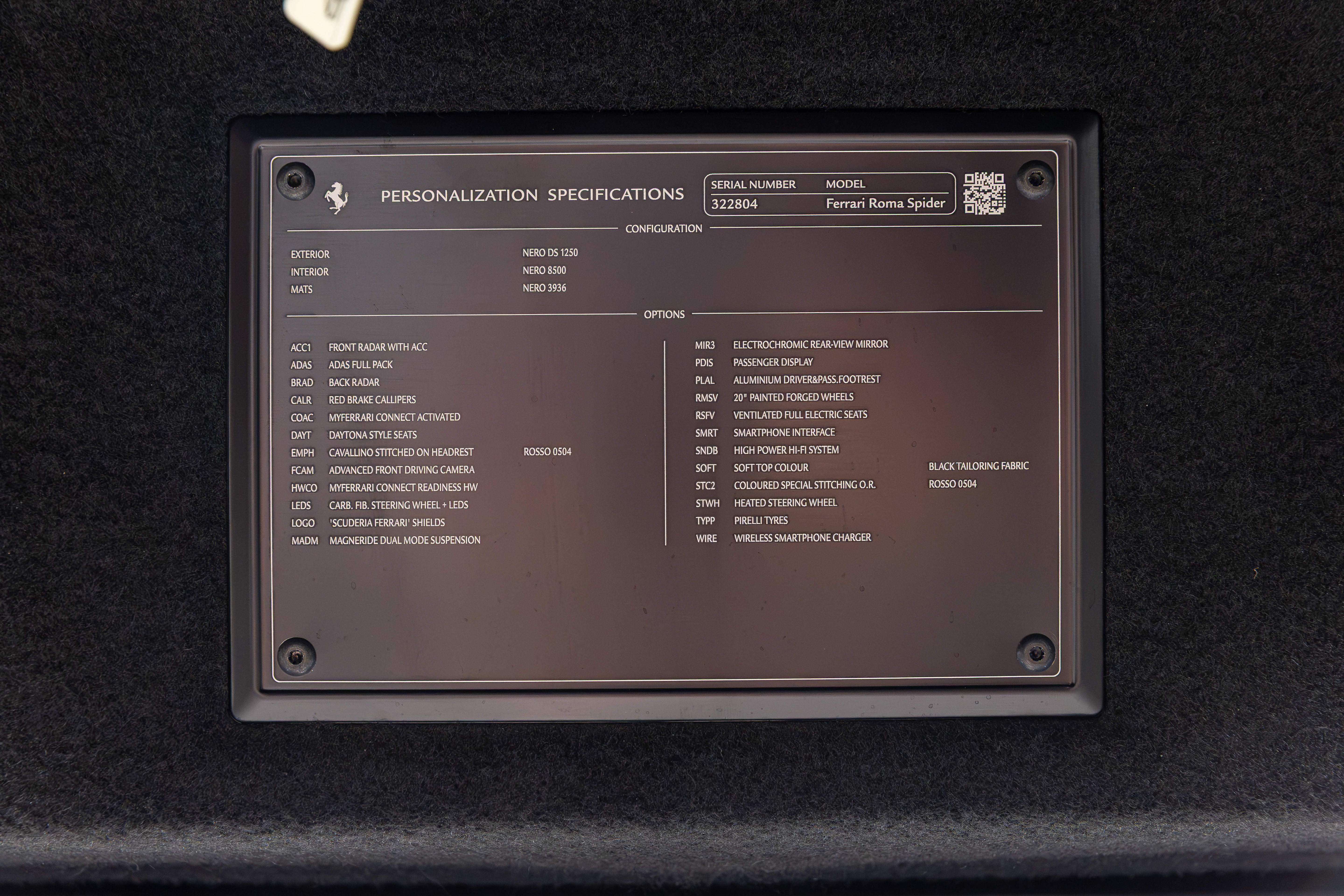 Certified 2025 Ferrari Roma Spider RWD image 47