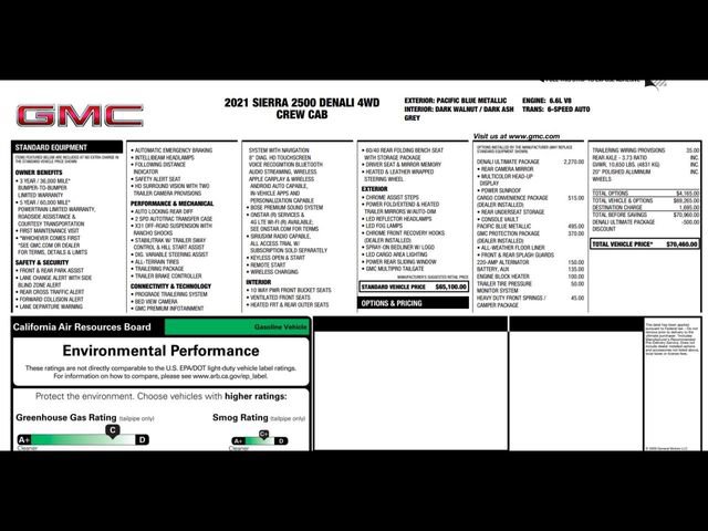 Used 2021 GMC Sierra 2500 Denali w/ Denali Ultimate Package image 3