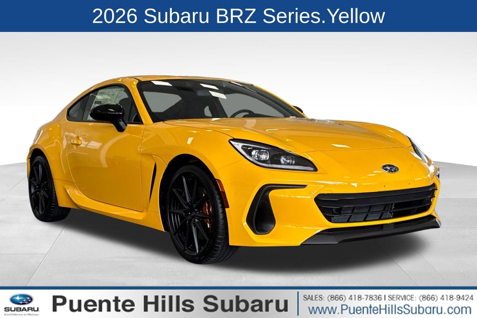 New 2026 Subaru BRZ Series.Yellow
