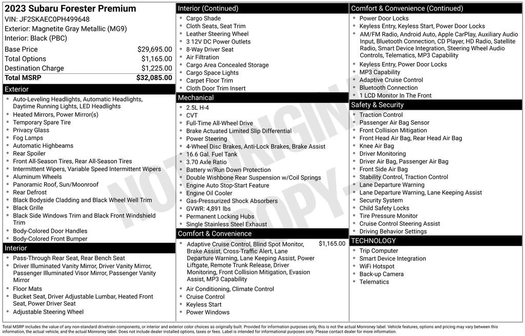 Used 2023 Subaru Forester Premium image 48