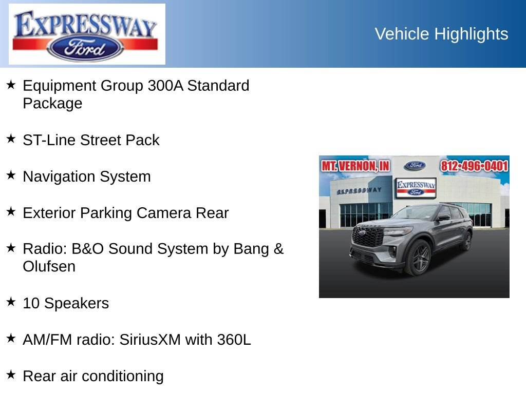 Used 2025 Ford Explorer ST-Line w/ ST-Line Street Pack AWD/4WD image 2